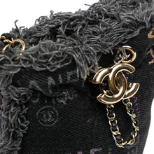 Chanel | Pre-Owned Mini Denim Mood Bucket with Chain - I | Gray/Charcoal