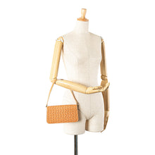 Celine | Pre-Owned C Macadam Leather Pochette | Brown/Beige