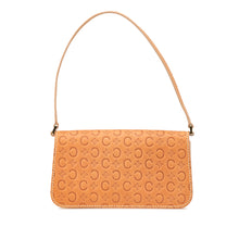 Celine | Pre-Owned C Macadam Leather Pochette | Brown/Beige
