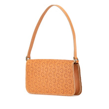 Celine | Pre-Owned C Macadam Leather Pochette | Brown/Beige