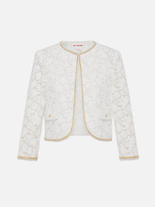 Chinese-style New Style Coat | White