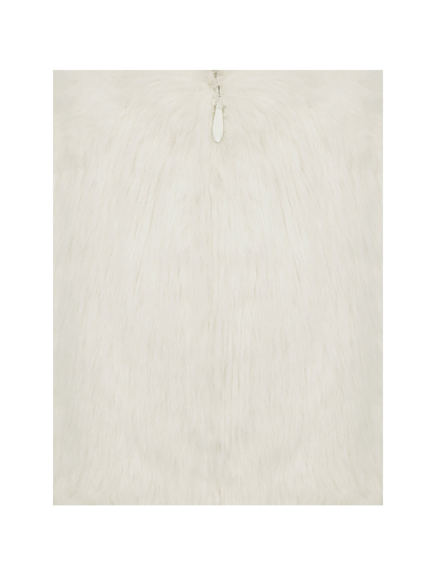 Narla Low-Waisted Fur Mini Skirt | Ivory