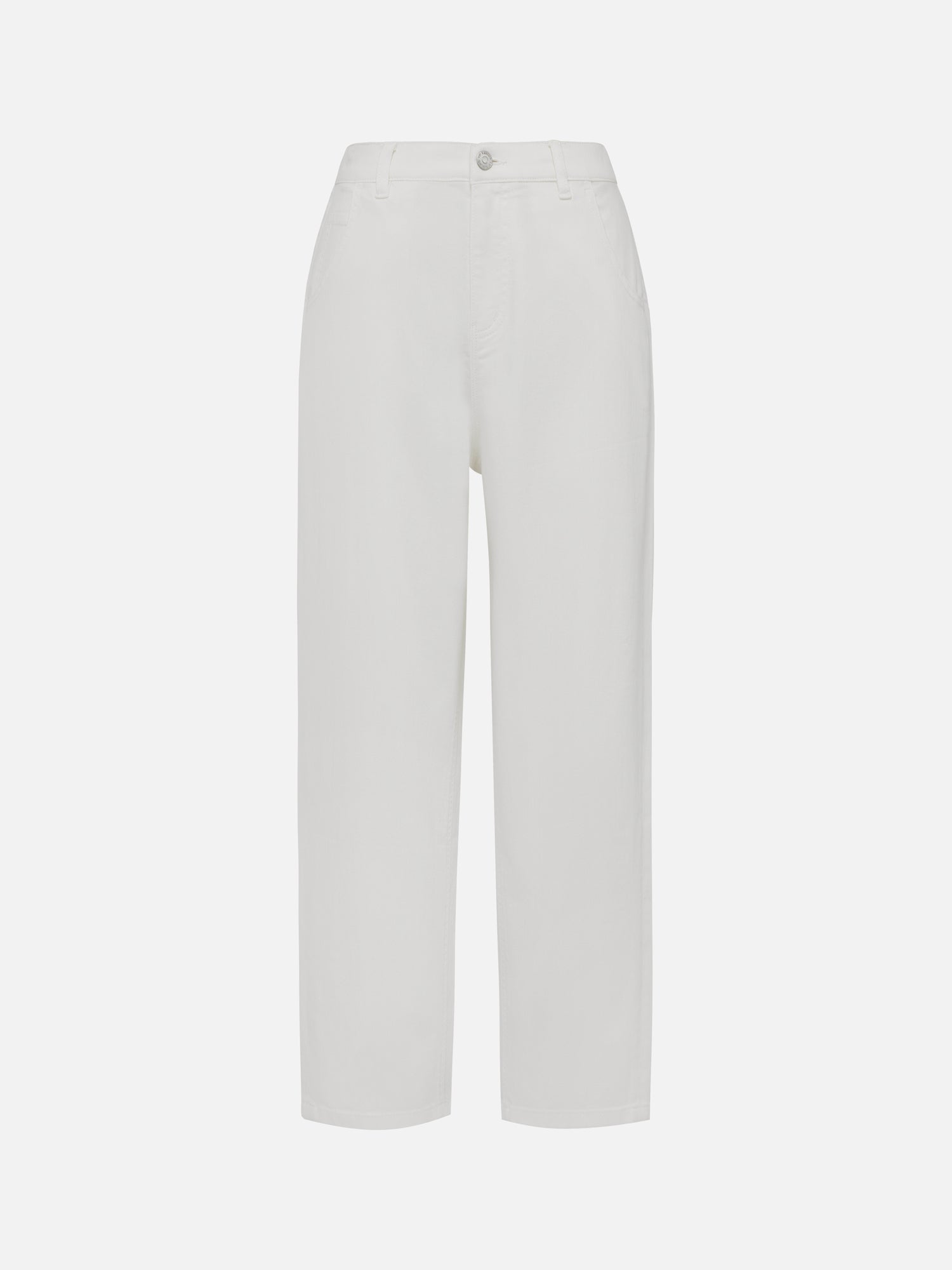 Tencel Cotton Denim Jeans | White