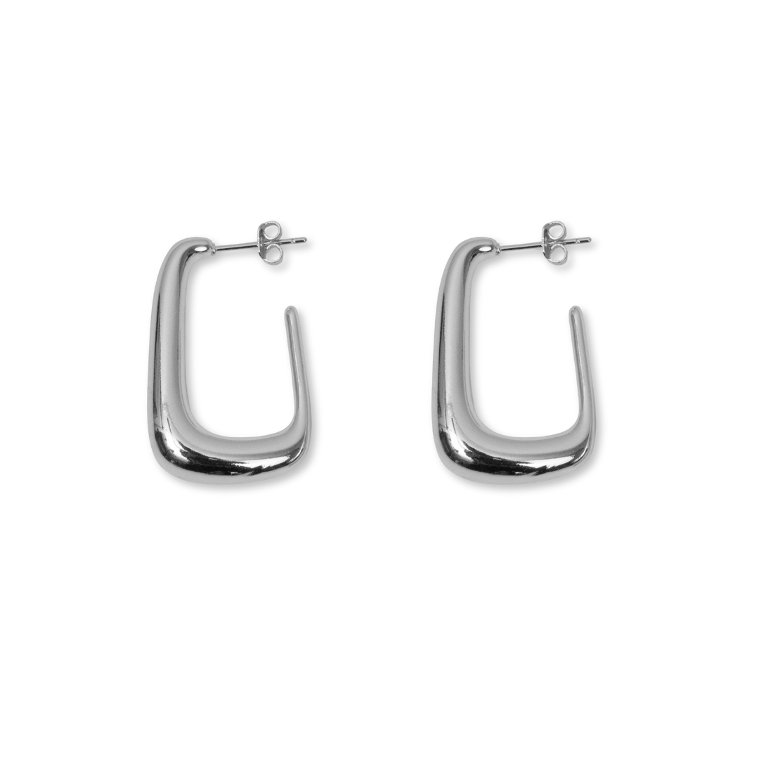 Portia Earring Medium | Silver