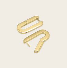 Womens | Paperclip Hoops | 18K Gold Vermeil