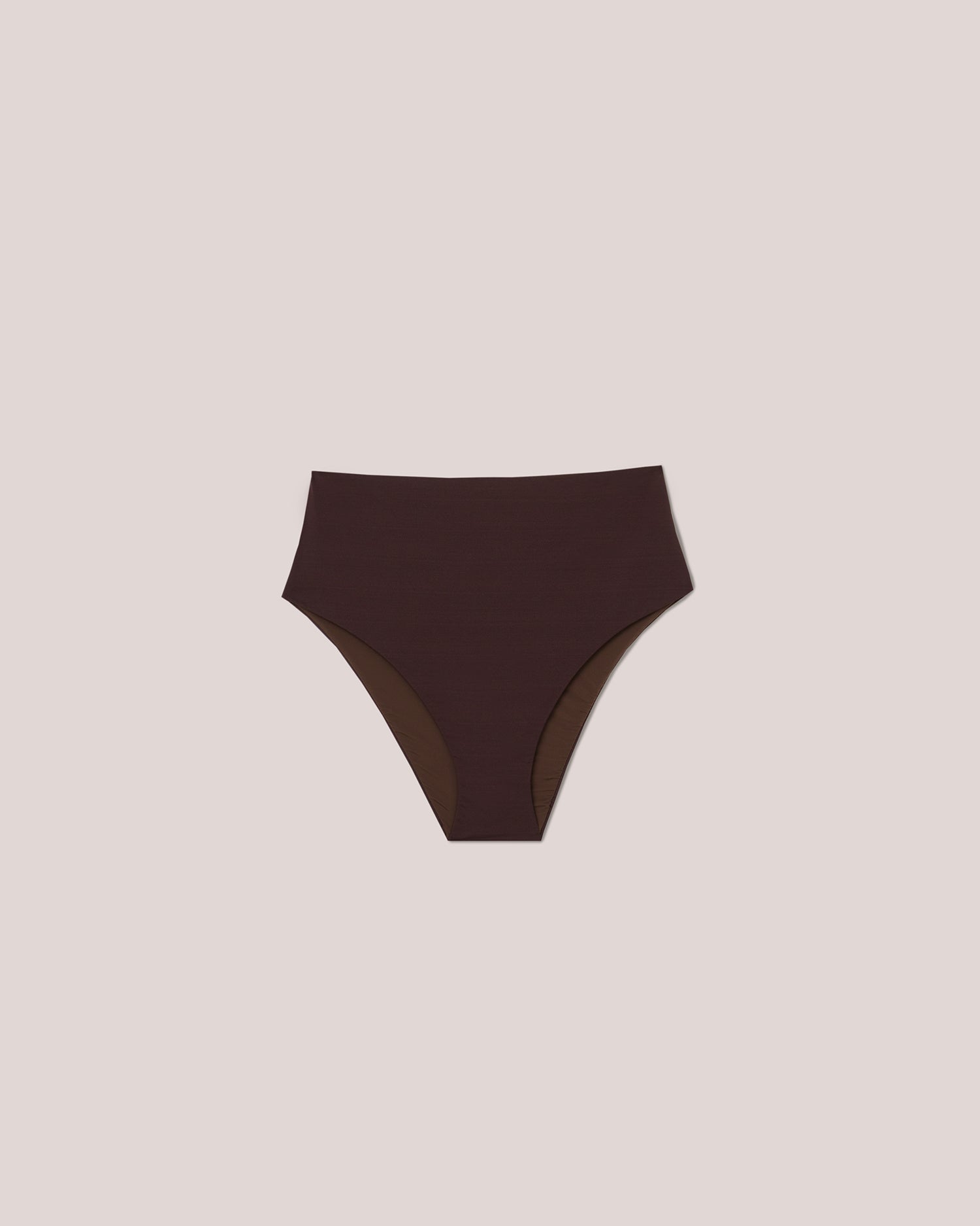 Bente Matte Stretch High Cut Briefs | Brown