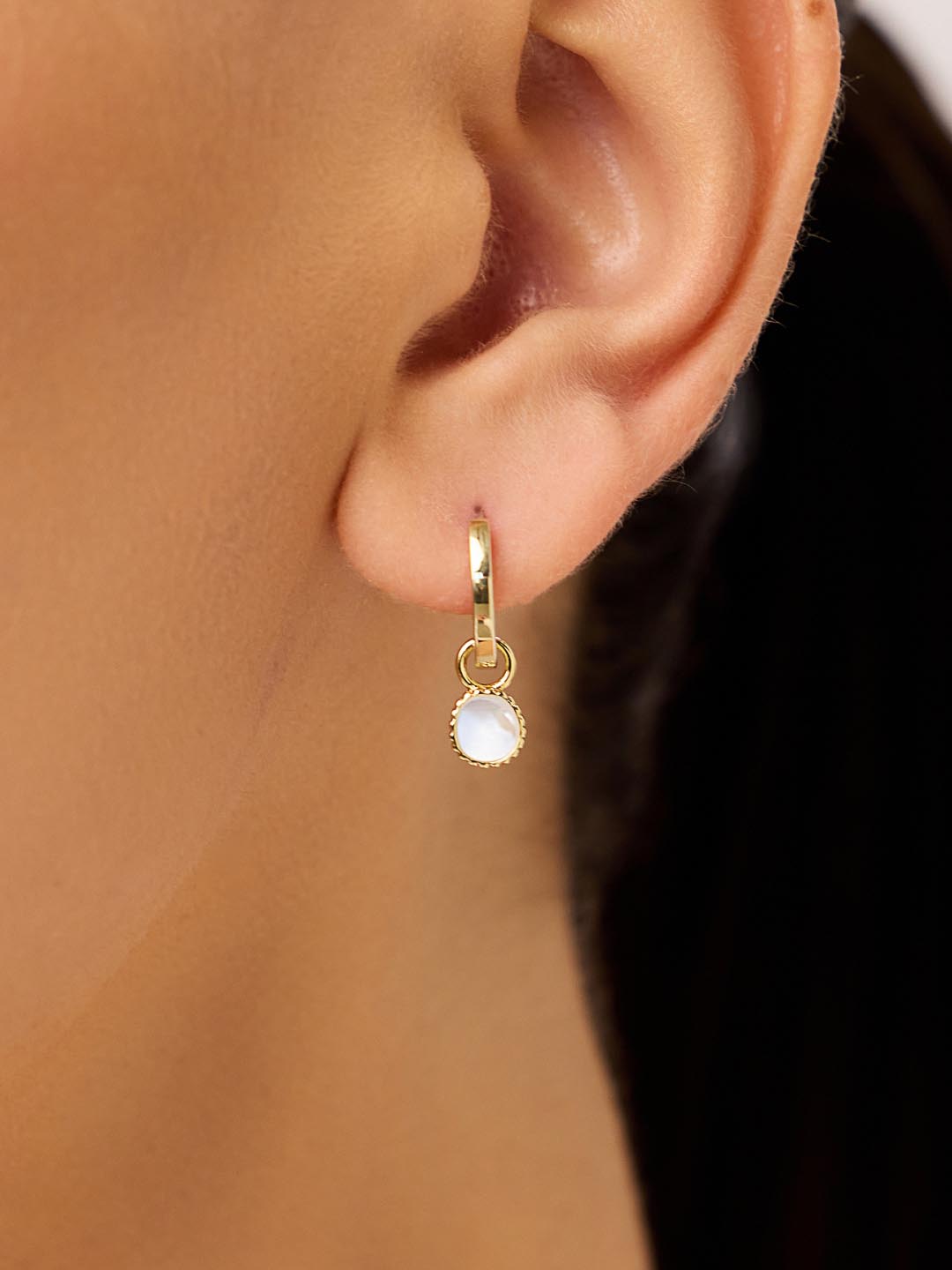 14K Gold Plated Cubic Zirconia Enamel Freshwater Pearl Cherry Love Heart Bar Earring Charms Ana Luisa Must Have Charms Starter Kit