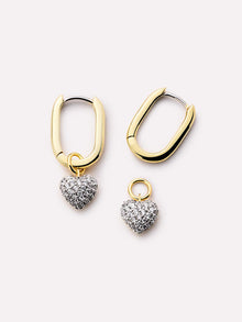 Ellery Drop Earrings | 14K Gold on Brass | Cubic Zirconia