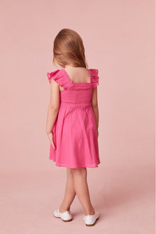 Girls | Mefford Cotton Dress | Strawberry Moon