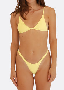 Lucid Bikini Top | Colada Yellow