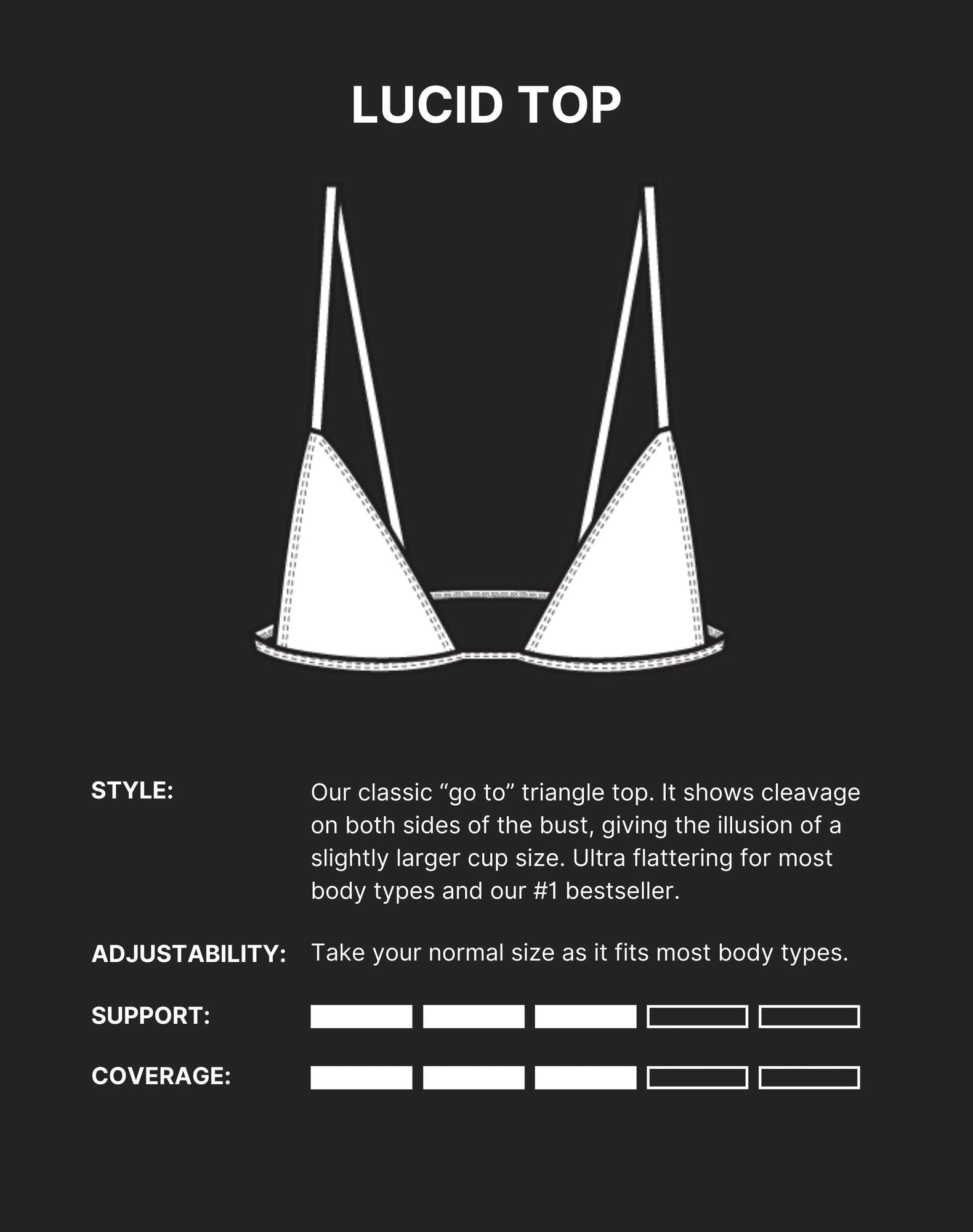 Lucid Bikini Top | Skinny Dip Brown