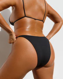 Ultra Brief Bikini Bottom | Dark Seas Black