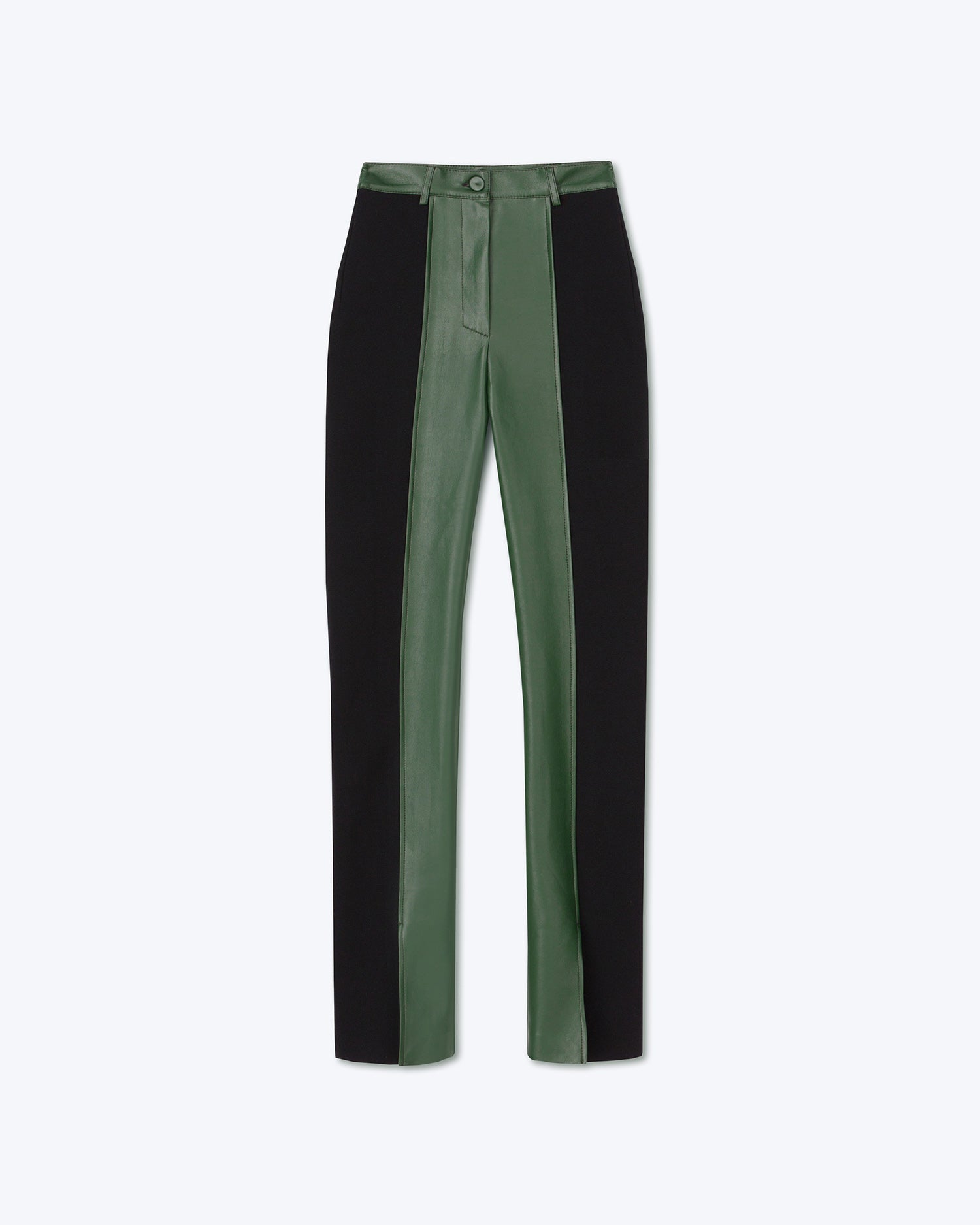 Filo Contrast Trouser | Pine Green