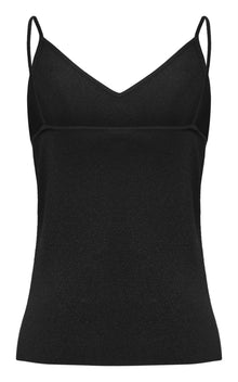 Mulberry Silk Knit Tank Top | Black