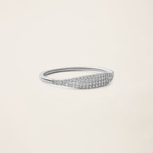 Womens | 14K Solid White Gold | Micro Pave Signet Ring | 0.17 CTW Diamonds