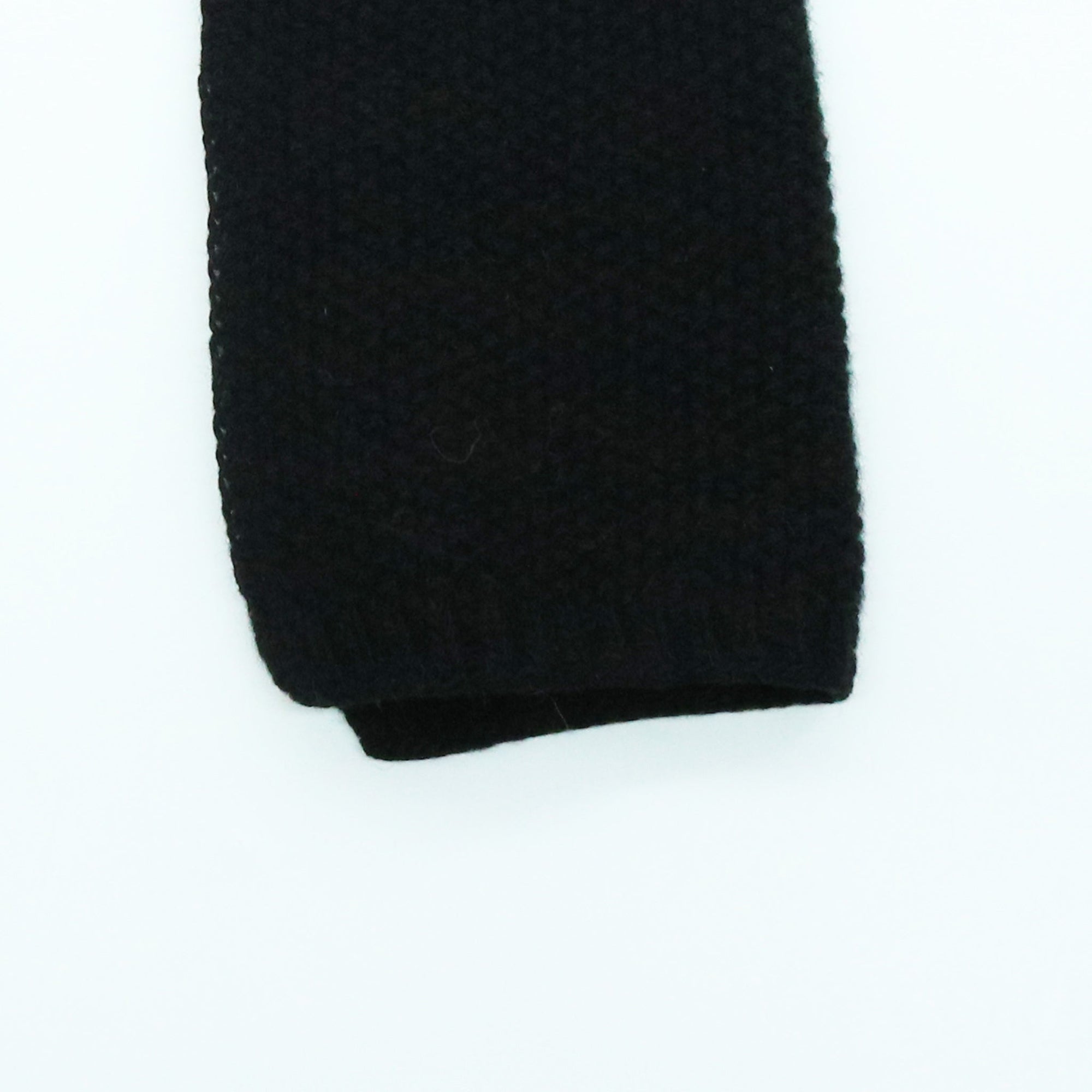 Cashmere Stitched Scarf | Black