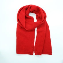 Cashmere Stitched Scarf | Fire Red