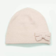 Kids Cashmere Beanie With Bow | Mallow