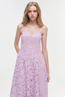 Womens | Julia Lace Midi Dress | Orchid