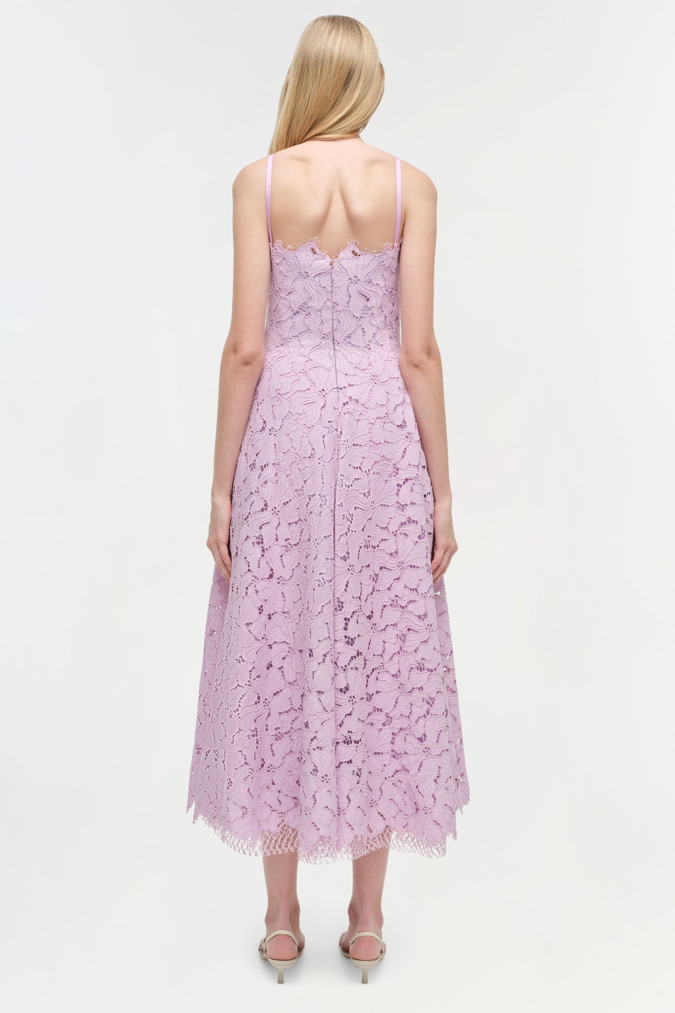 Womens | Julia Lace Midi Dress | Orchid