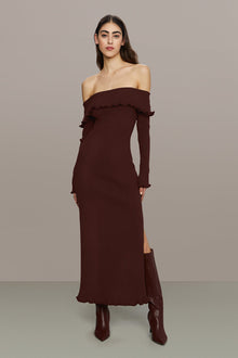 Amur | Meadow Lettuce Edge Midi | Smoky Quartz