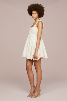 Amur | Truth Rope Bubble Dress | Mother Of Pearl