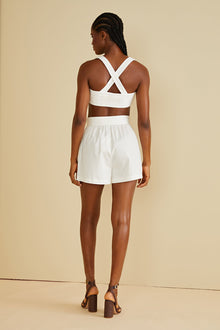 Amur | Carol Crop Top | Off-White