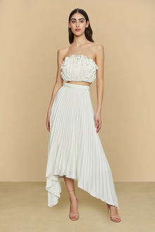 Amur | Olana Midi Skirt | Ivory