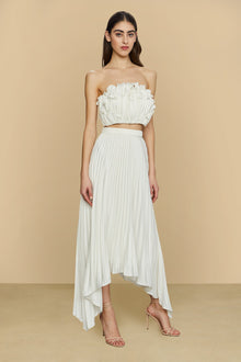 Amur | Olana Midi Skirt | Ivory