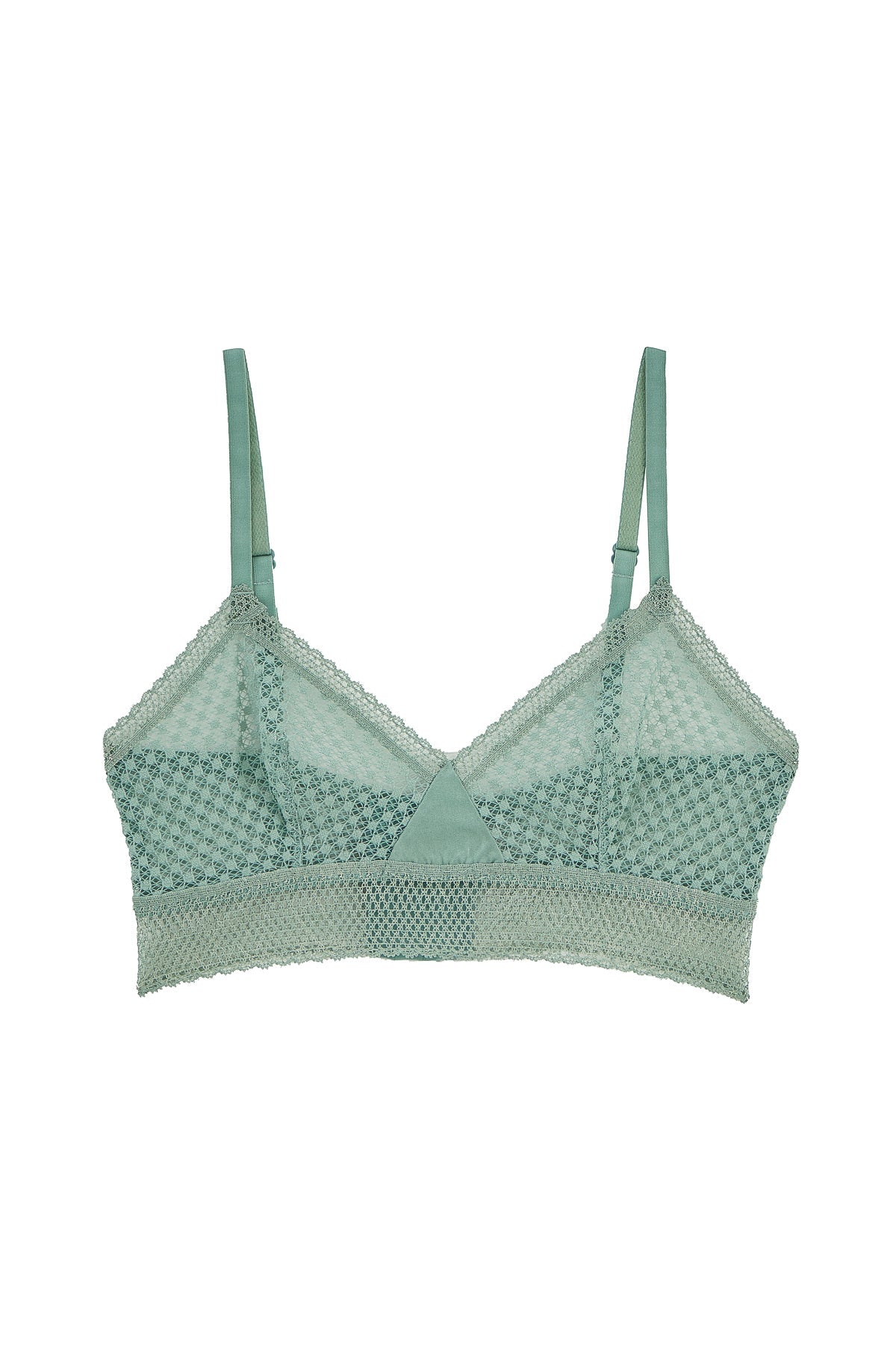 Bella Soft Cup Triangle Bra | Light Jade