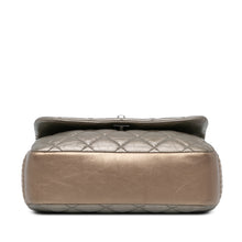 Chanel | Pre-Owned Mini Quilted Metallic Calfskin Lady Pearly Flap | Brown/Taupe