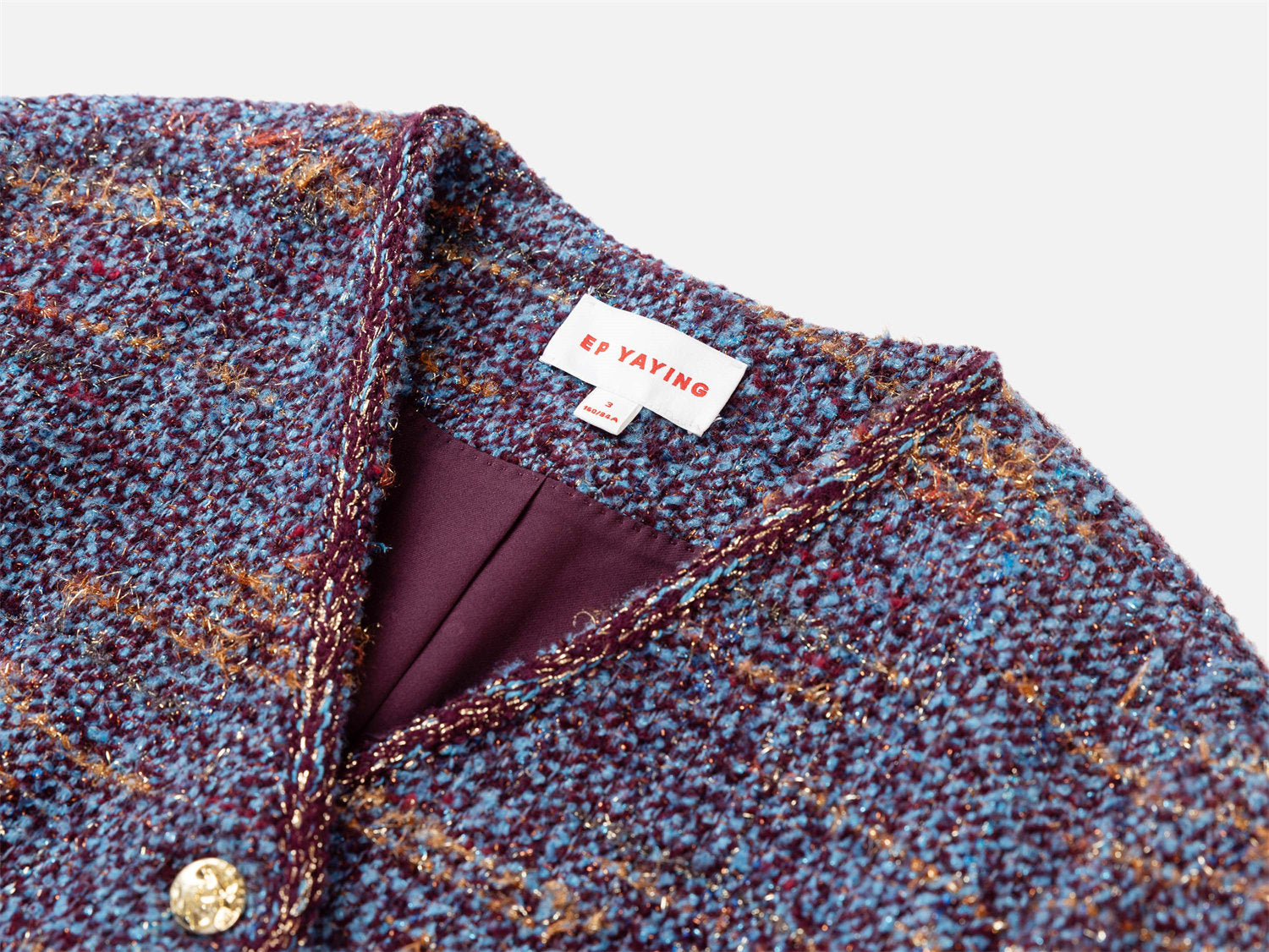 Boucle Coat | Blue