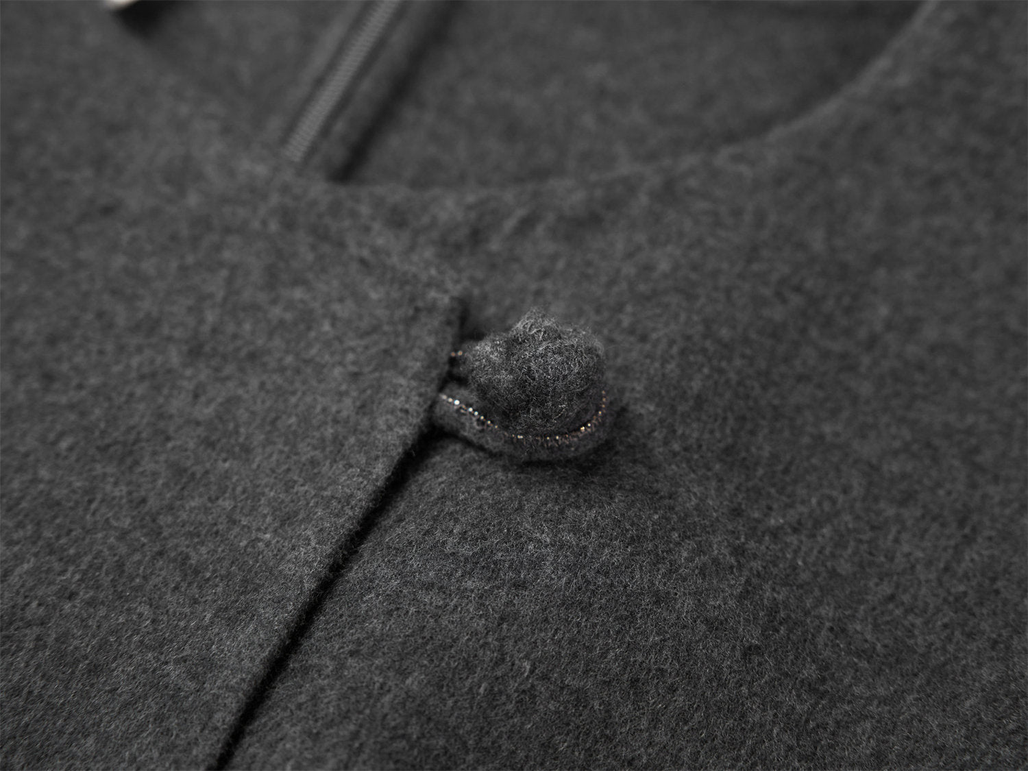 Double-Sided Wool Coat | Grey