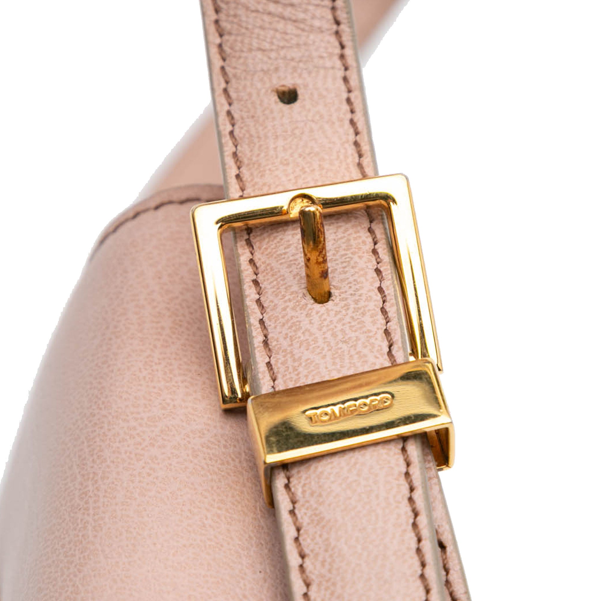 Tom Ford | Pre-Owned Medium Leather Natalia Crossbody | Pink/Light Pink