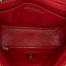 Chanel | Pre-Owned Mini Square Classic Caviar Single Flap | Red