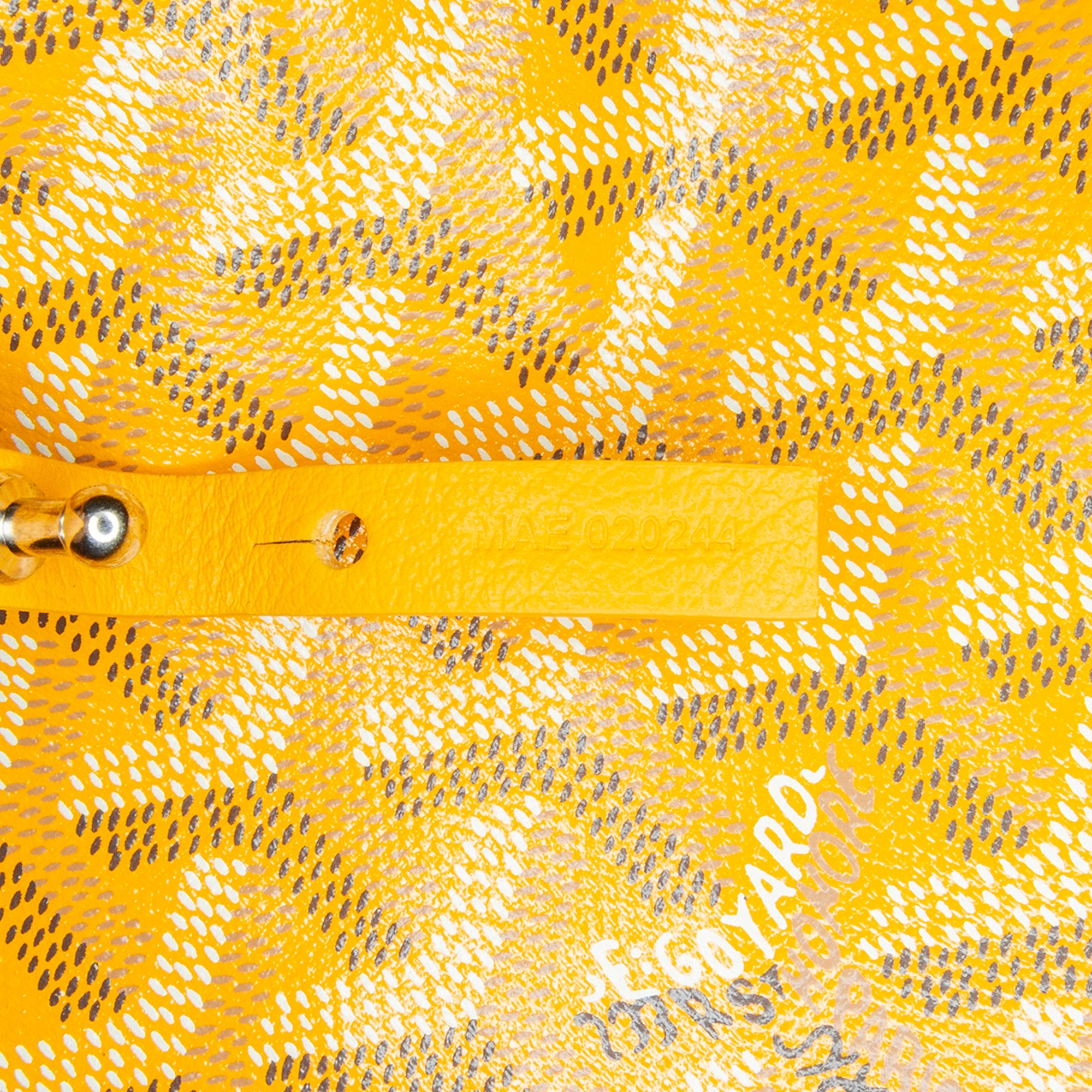 Goyard | Pre-Owned Goyardine Boheme Hobo - III | Yellow