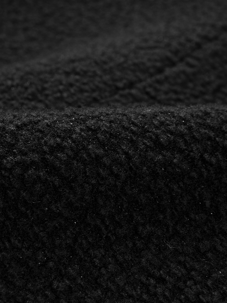 Parisian-style Boucle Cropped Jacket | Black