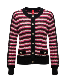 Mohair Knit Cardigan | Pink