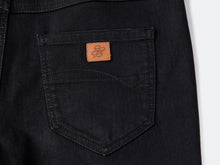 Springy Cropped Jeans | Black