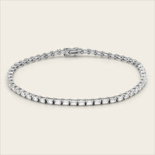 Womens | 14K Solid White Gold | Baguette Tennis Bracelet | 1.20 CTW Diamonds