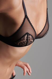 Triangle Bra - Accroche Coeur | Black