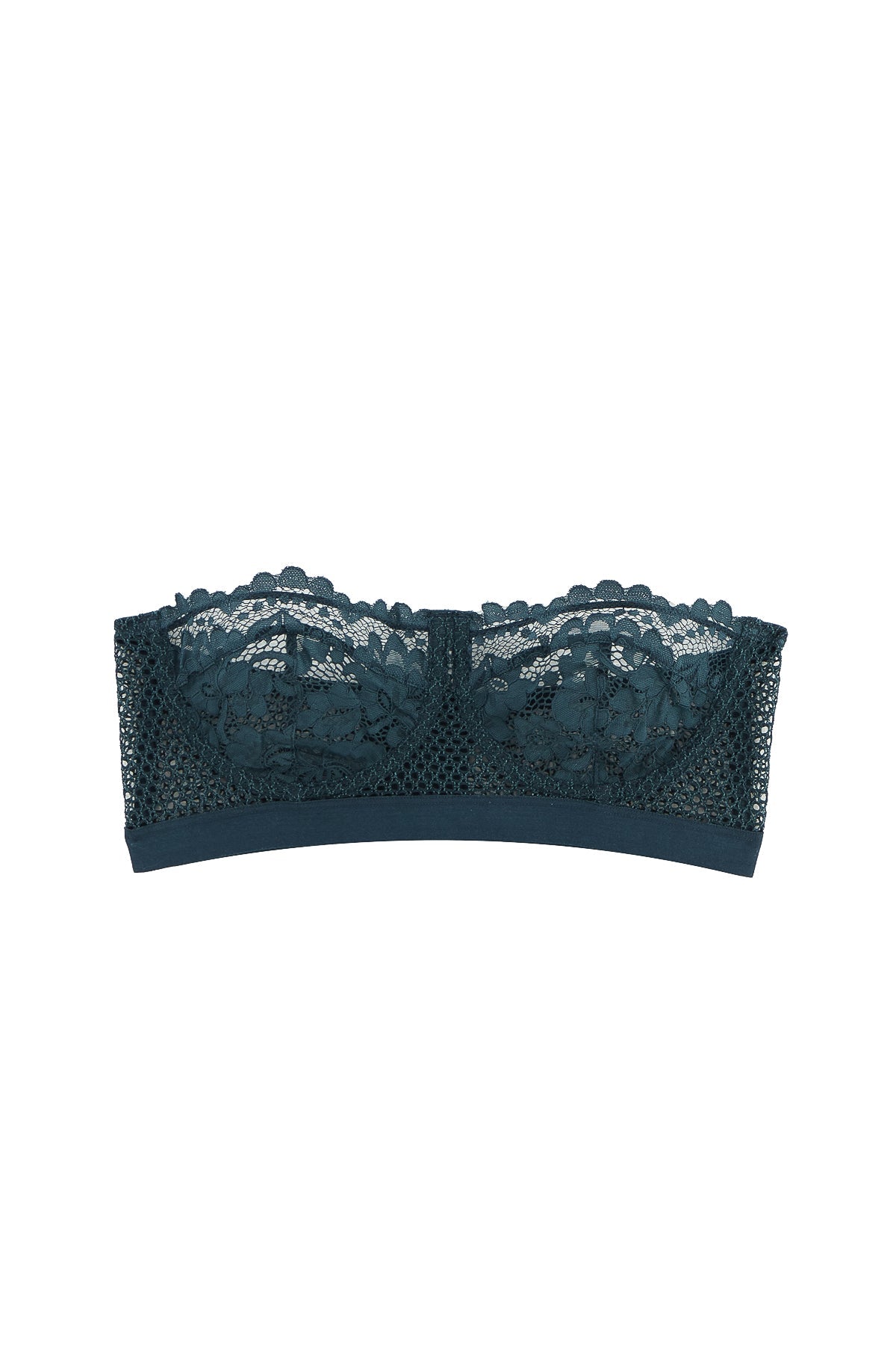 Petunia Strapless Underwire Bra | Dark Teal