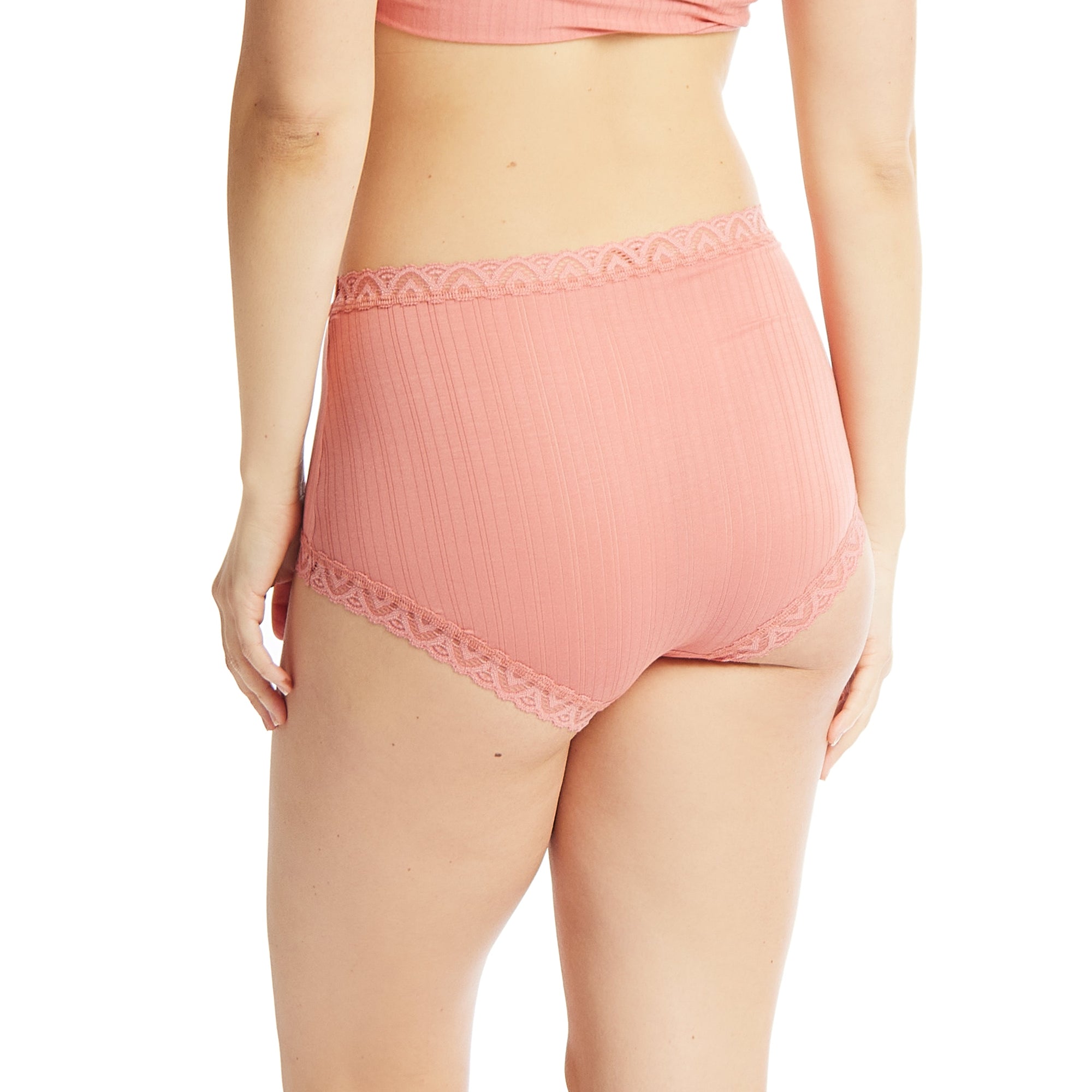 High Rise Boyshort | Antique Rose Pink