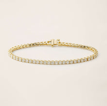 Womens | 18K Solid Yellow Gold | Dalton Tennis Bracelet | 2.3 CTW Diamonds