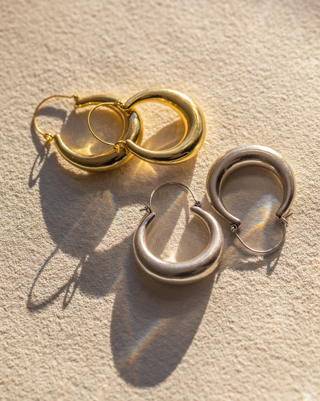 Martina Tube Hoops - Gold | Plated Gold