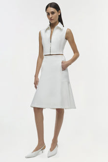 Womens | Foster Midi Skirt | Ivory