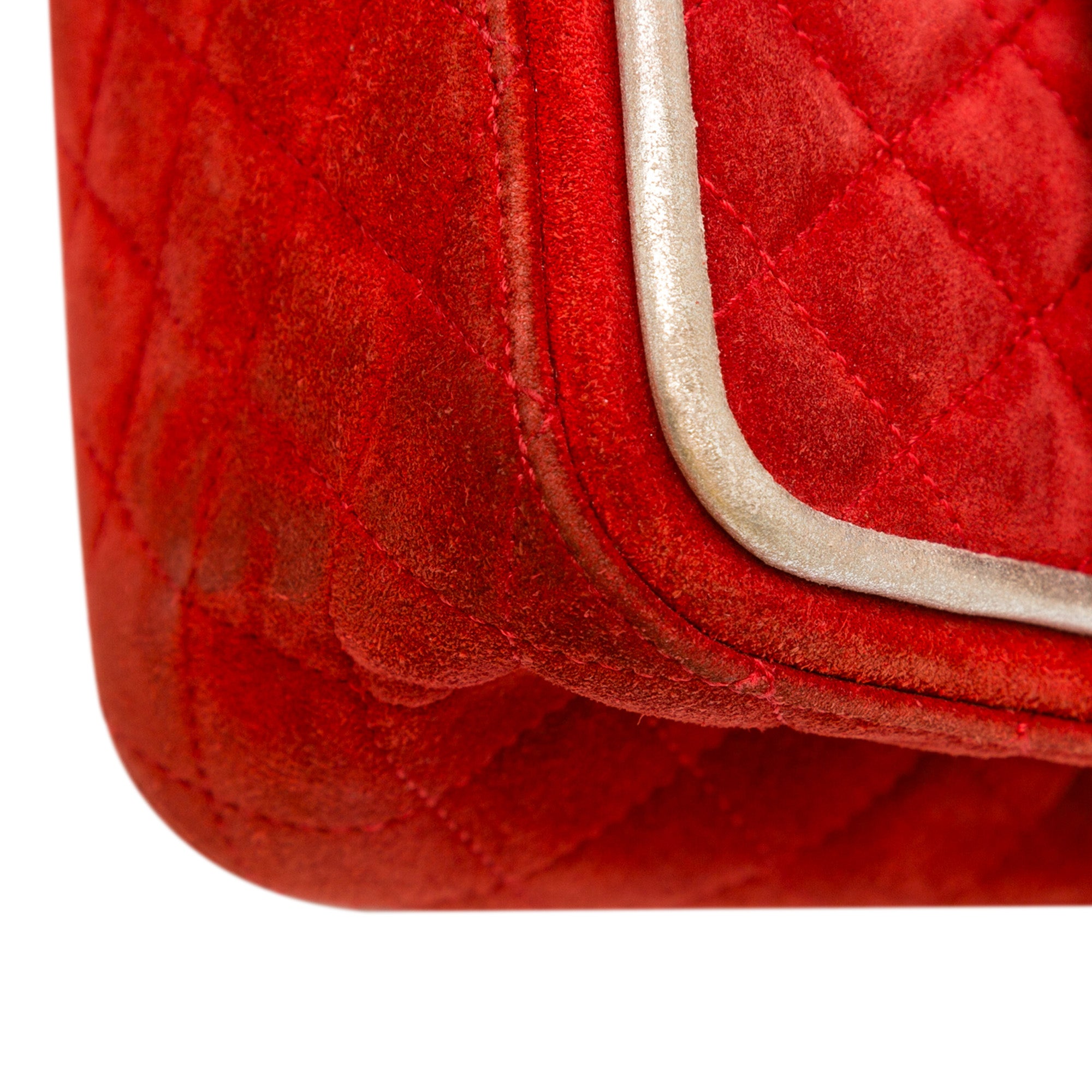 Chanel | Pre-Owned Medium Suede Re-issue 2.55 Double Flap | Red