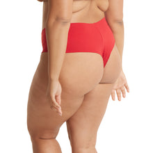 Plus Size Breathesoft Hi-Rise Thong | Cherryade Red