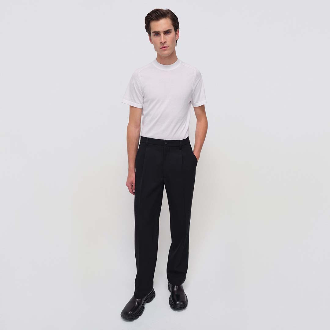Black Kane Relaxed Pants - SIMKHAI
