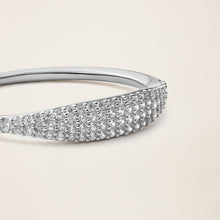 Womens | 14K Solid White Gold | Micro Pave Signet Ring | 0.17 CTW Diamonds